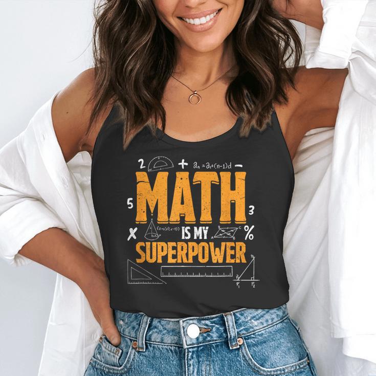 Math Is My Superpower Math Teacher Student Flowy Tank, funny gift Math Is My Superpower Math Teacher Student Flowy Tank, funny gift