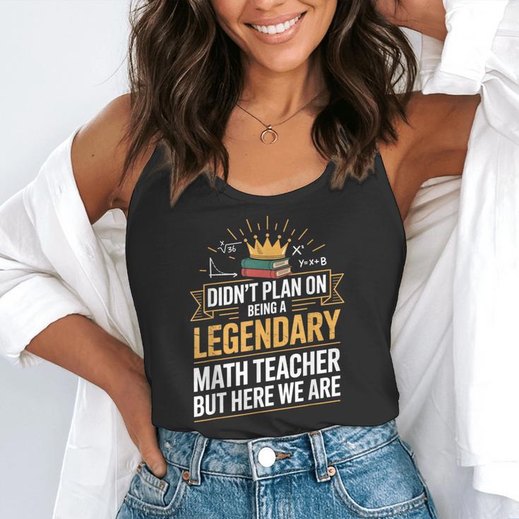 Math Teacher For Algebra Lovers Mathematics Flowy Tank, funny gift