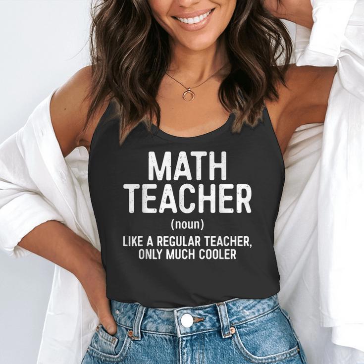 Math Teacher Definition Shirt Men Women Teacher Flowy Tank, funny gift