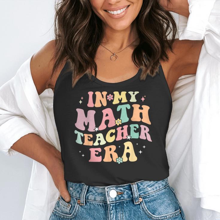 In My Math Teacher Era Retro Back To School Groovy Teacher Men Women Flowy Tank, funny gift In My Math Teacher Era Retro Back To School Groovy Teacher Men Women Flowy Tank, funny gift