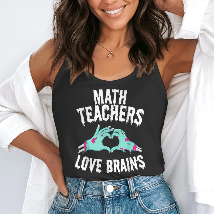 Math Teachers Love Brains Halloween Zombie Men Women T-Shirt Flowy Tank, funny gift Math Teachers Love Brains Halloween Zombie Men Women T-Shirt Flowy Tank, funny gift