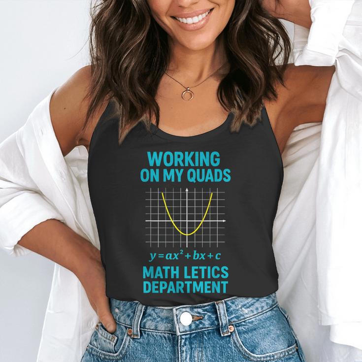 Mathletics Working On My Quads Algebra Math Teacher Flowy Tank, funny gift Mathletics Working On My Quads Algebra Math Teacher Flowy Tank, funny gift