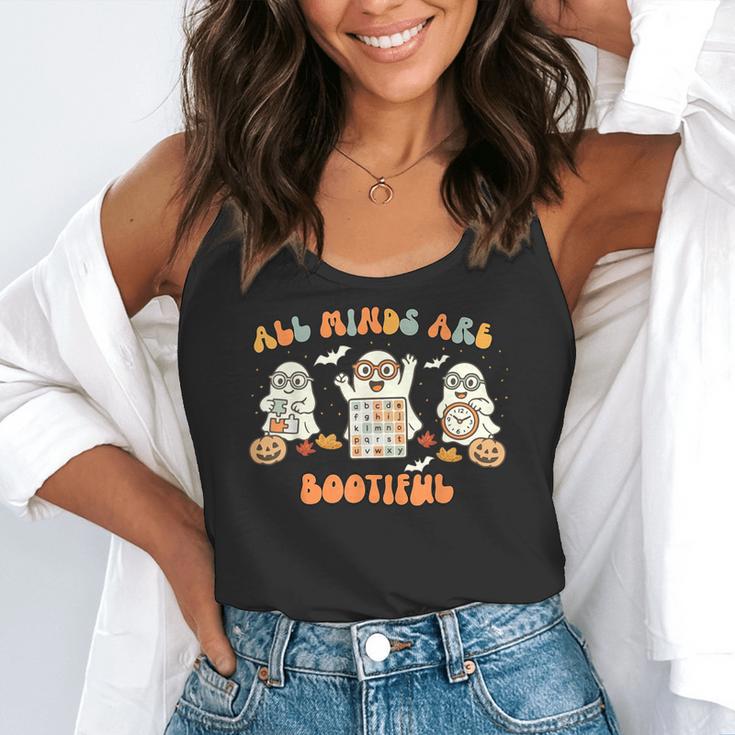 All Minds Are Bootiful Special Education Teacher Halloween Flowy Tank, funny gift All Minds Are Bootiful Special Education Teacher Halloween Flowy Tank, funny gift