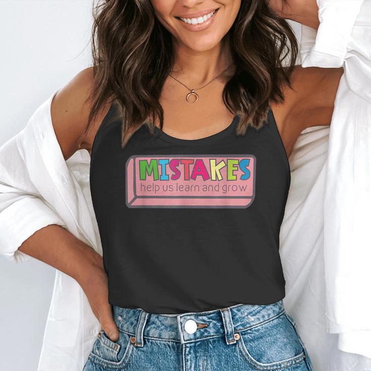 Mistakes Help Us Grow And Learn Teacher Flowy Tank, funny gift Mistakes Help Us Grow And Learn Teacher Flowy Tank, funny gift