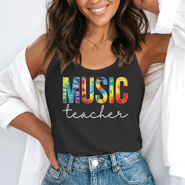 Music Teacher Tie Dye Appreciation Day Hello Back To School Men Women Flowy Tank, funny gift Music Teacher Tie Dye Appreciation Day Hello Back To School Men Women Flowy Tank, funny gift