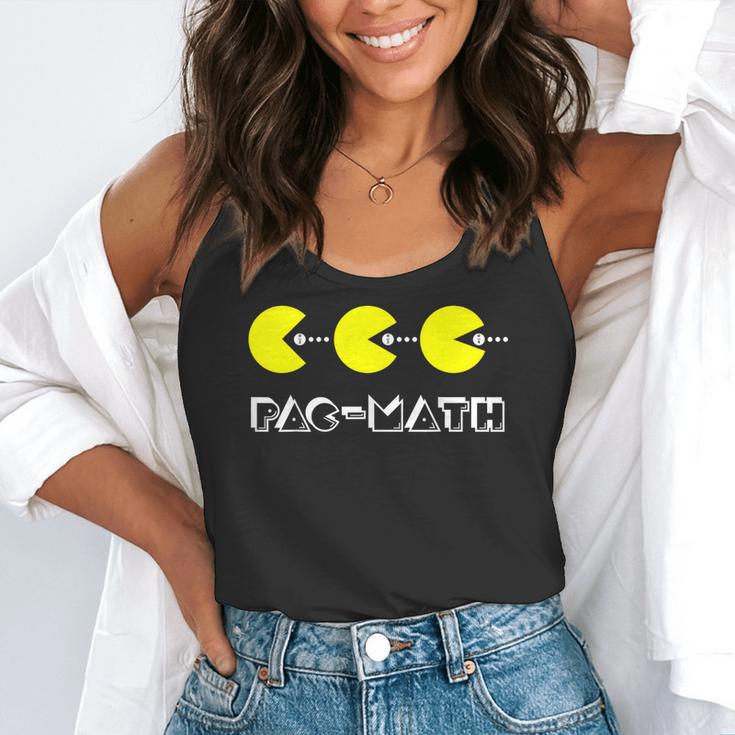 Nerdy Pac-Math Nom Retro Game Precalculus Math Teacher Flowy Tank, funny gift Nerdy Pac-Math Nom Retro Game Precalculus Math Teacher Flowy Tank, funny gift