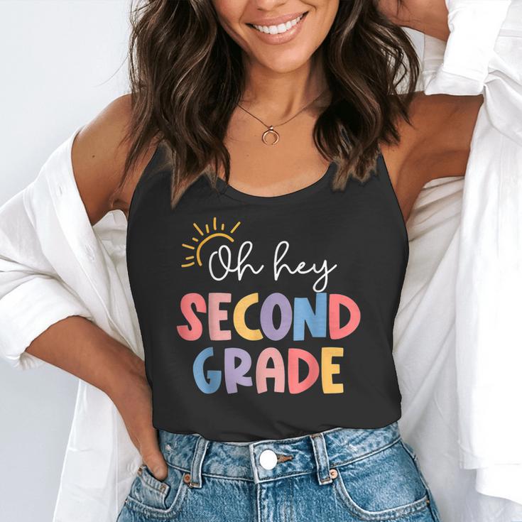 Oh Hey Second Grade First Day Of Teacher Girls Boys Kids Flowy Tank, funny gift Oh Hey Second Grade First Day Of Teacher Girls Boys Kids Flowy Tank, funny gift