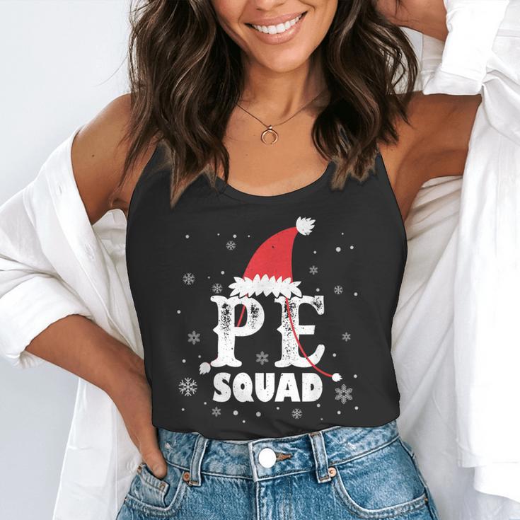 PE Squad Christmas PE Teacher Matching Xmas Flowy Tank, funny gift PE Squad Christmas PE Teacher Matching Xmas Flowy Tank, funny gift