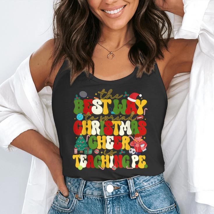 PE Teacher Christmas Holiday Flowy Tank, funny gift PE Teacher Christmas Holiday Flowy Tank, funny gift