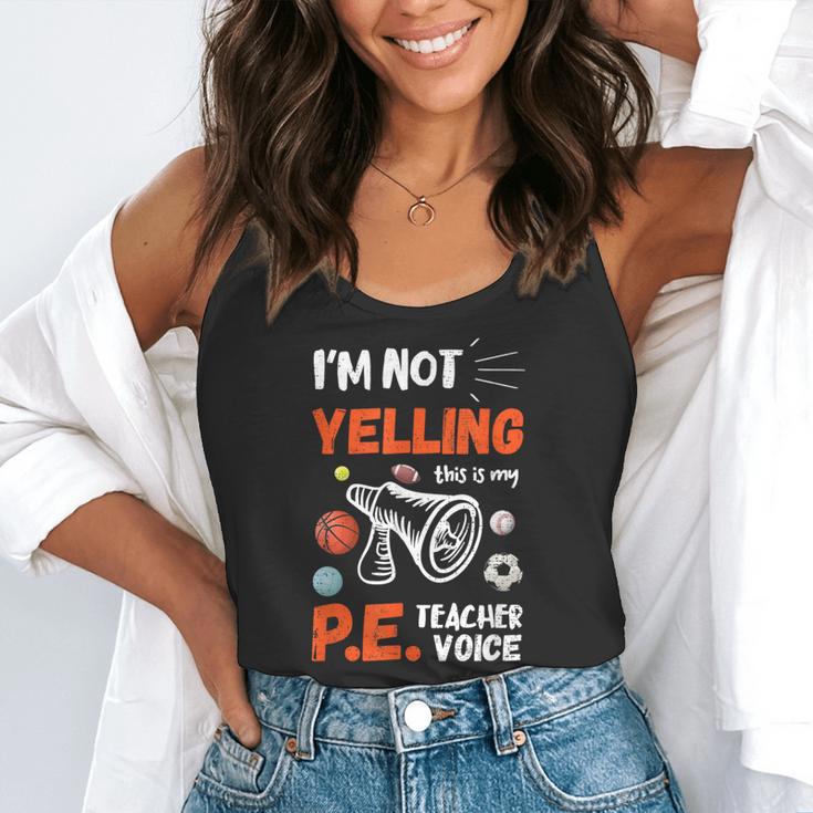 PE Teacher Voice PE Teacher School Fitness Class Flowy Tank, funny gift PE Teacher Voice PE Teacher School Fitness Class Flowy Tank, funny gift