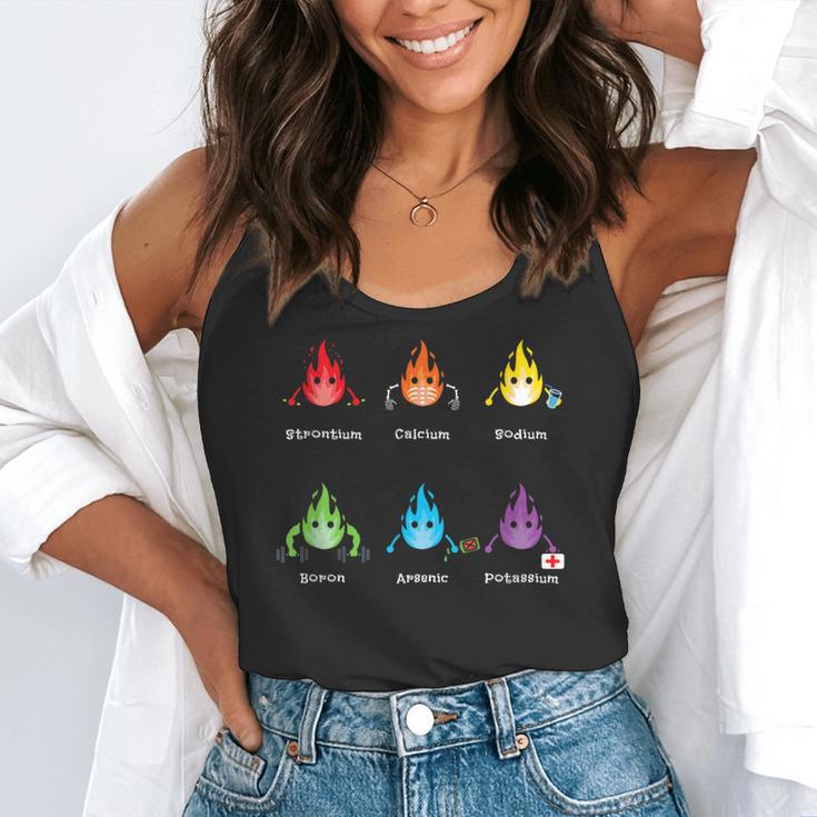 Periodic Elements Chemistry Lovers Science Teacher Flowy Tank, funny gift