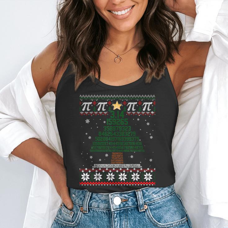 Pi Tree Christmas Math Teacher Ugly Sweater Men Women Kids Flowy Tank, funny gift Pi Tree Christmas Math Teacher Ugly Sweater Men Women Kids Flowy Tank, funny gift