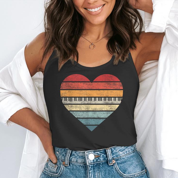 Pianist Retro Sunset Piano Keyboard Player Teacher Flowy Tank, funny gift Pianist Retro Sunset Piano Keyboard Player Teacher Flowy Tank, funny gift