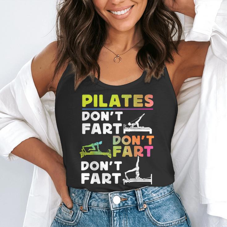Pilates Instructor Teacher Watercolor Pilates Don't Fart Men Women Kids Flowy Tank, funny gift Pilates Instructor Teacher Watercolor Pilates Don't Fart Men Women Kids Flowy Tank, funny gift