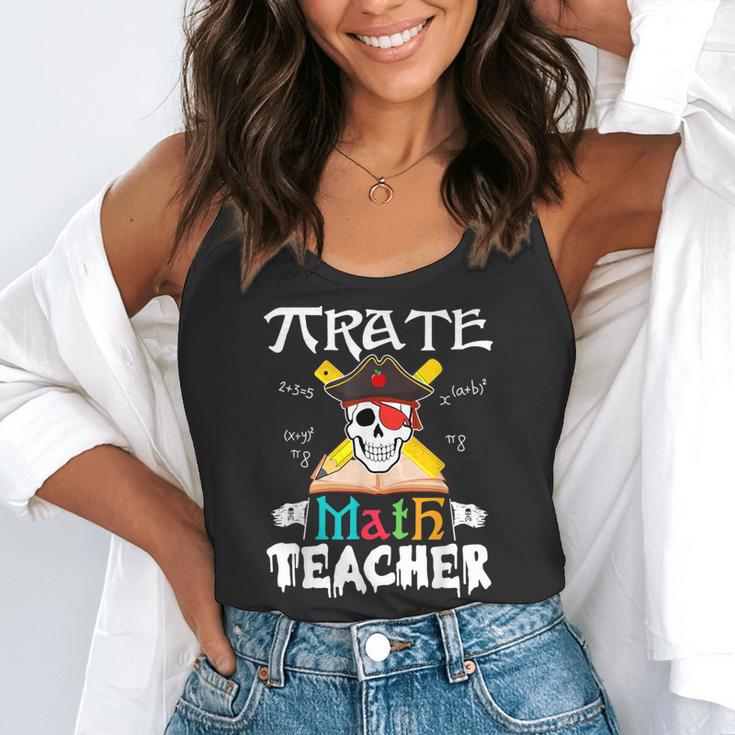 Pirate Math Teacher Skull Pirate Halloween Costume Flowy Tank, funny gift Pirate Math Teacher Skull Pirate Halloween Costume Flowy Tank, funny gift