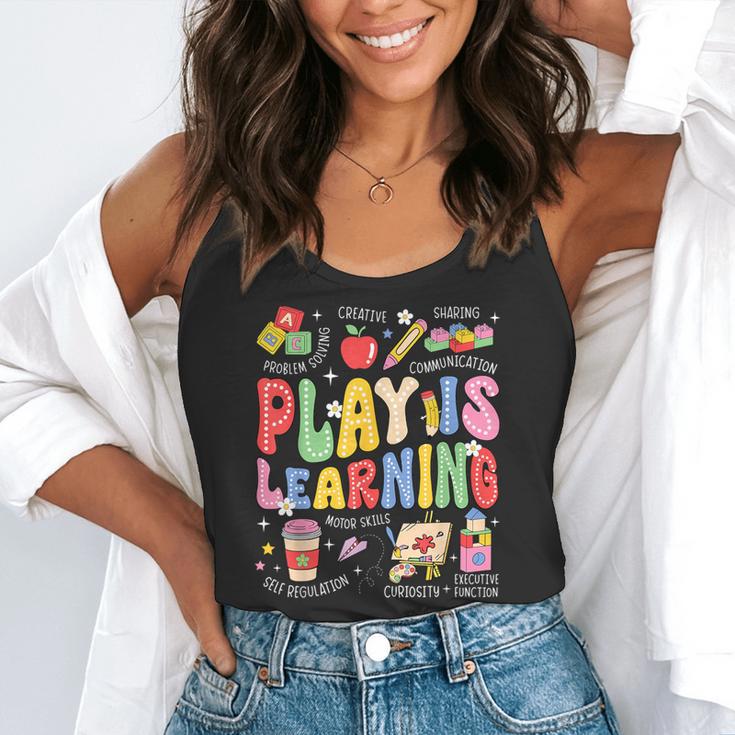 Play Is Learning Teacher First Day Of School Back To School Flowy Tank, funny gift Play Is Learning Teacher First Day Of School Back To School Flowy Tank, funny gift