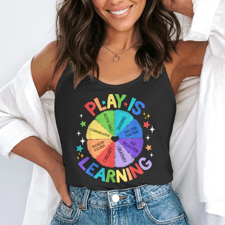 Play Is Learning Teacher Kindergarten For Men Women Kids Flowy Tank, funny gift Play Is Learning Teacher Kindergarten For Men Women Kids Flowy Tank, funny gift
