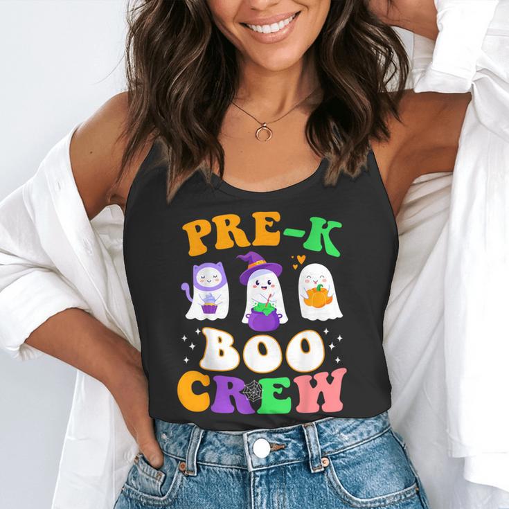 Pre-K Boo Crew Cute Ghost Halloween Costume Teacher Student For Men Women Kids Flowy Tank, funny gift