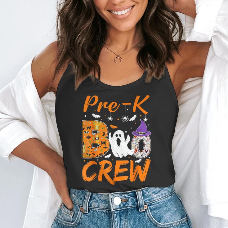 Pre K Boo Crew Teacher Student Halloween Pre Kindergarten Flowy Tank, funny gift