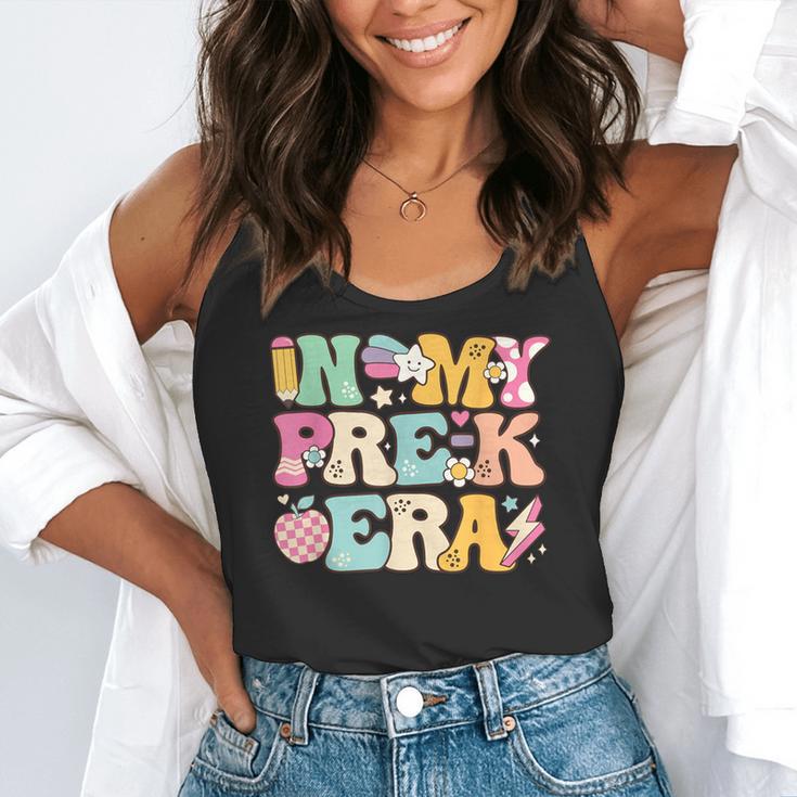 In My Pre-K Era Girl Back To School Cute PreSchool Teacher Flowy Tank, funny gift