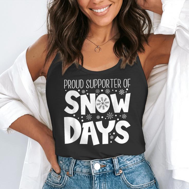Proud Supporter Of Snow Days Teacher Christmas Men Women Flowy Tank, funny gift Proud Supporter Of Snow Days Teacher Christmas Men Women Flowy Tank, funny gift