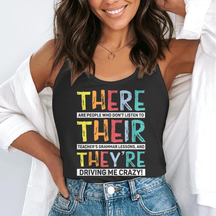 There Their They’Re Grammar Joke For English Teacher Student Flowy Tank, funny gift There Their They’Re Grammar Joke For English Teacher Student Flowy Tank, funny gift