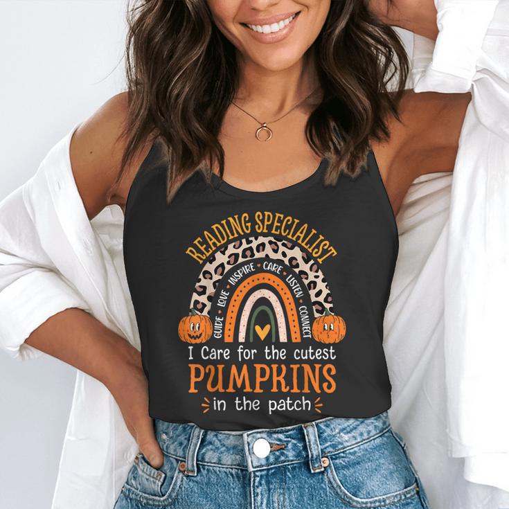 Reading Specialist Halloween Reading Teacher For Men Women Flowy Tank, funny gift