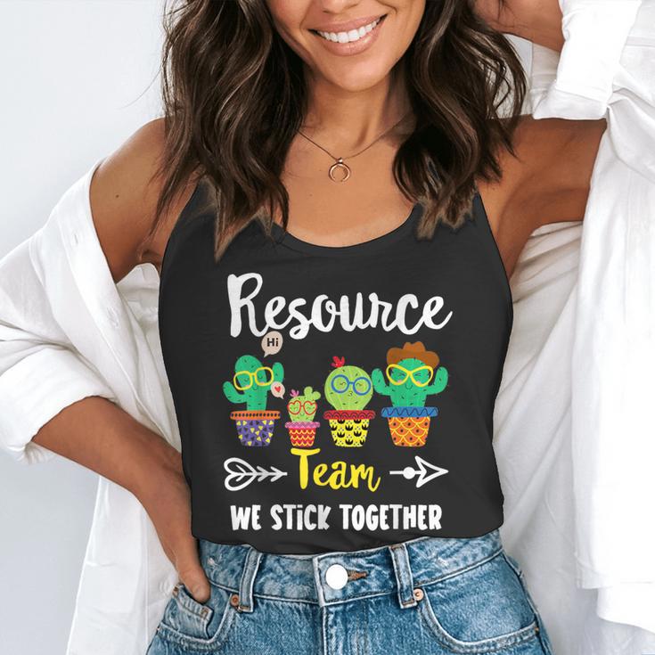 Resource Team Cactus Crew Resource Teacher Squad Flowy Tank, funny gift Resource Team Cactus Crew Resource Teacher Squad Flowy Tank, funny gift