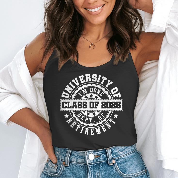 Retired 2025 For Teacher Retirement University Of I'm Done Flowy Tank, funny gift Retired 2025 For Teacher Retirement University Of I'm Done Flowy Tank, funny gift