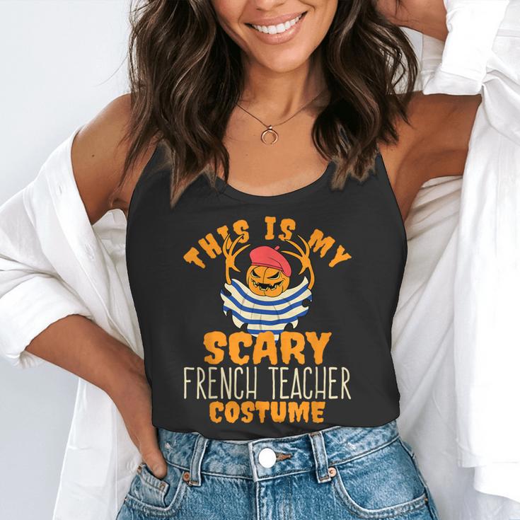 This Is My Scary French Teacher Costume Halloween Flowy Tank, funny gift This Is My Scary French Teacher Costume Halloween Flowy Tank, funny gift