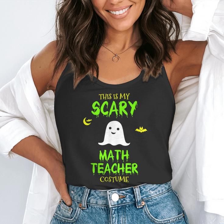 Scary Math Teacher Costume Halloween Lazy Easy Christmas Flowy Tank, funny gift Scary Math Teacher Costume Halloween Lazy Easy Christmas Flowy Tank, funny gift
