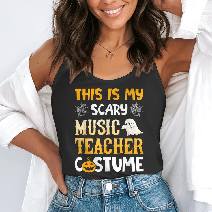 This Is My Scary Music Teacher Halloween Costumes Pajama Flowy Tank, funny gift