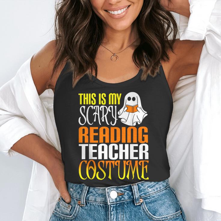 This Is My Scary Reading Teacher Costume Halloween School Flowy Tank, funny gift This Is My Scary Reading Teacher Costume Halloween School Flowy Tank, funny gift