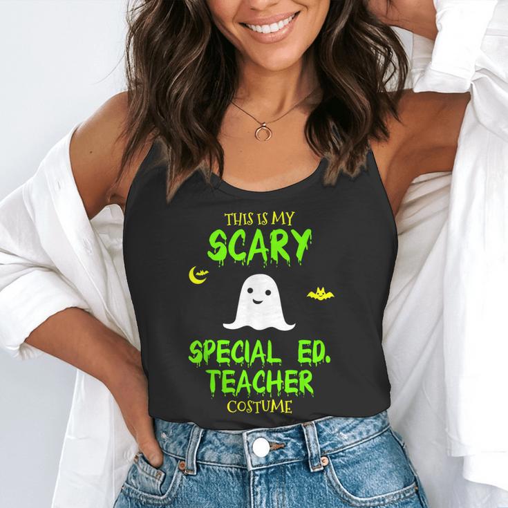 Scary Special Education Ed Teacher Costume Halloween Easy Flowy Tank, funny gift Scary Special Education Ed Teacher Costume Halloween Easy Flowy Tank, funny gift