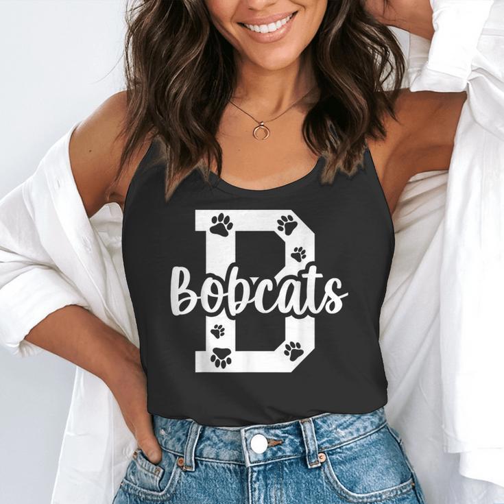 School Spirit Mascot Bobcats Back To School Teacher Student Flowy Tank, funny gift School Spirit Mascot Bobcats Back To School Teacher Student Flowy Tank, funny gift
