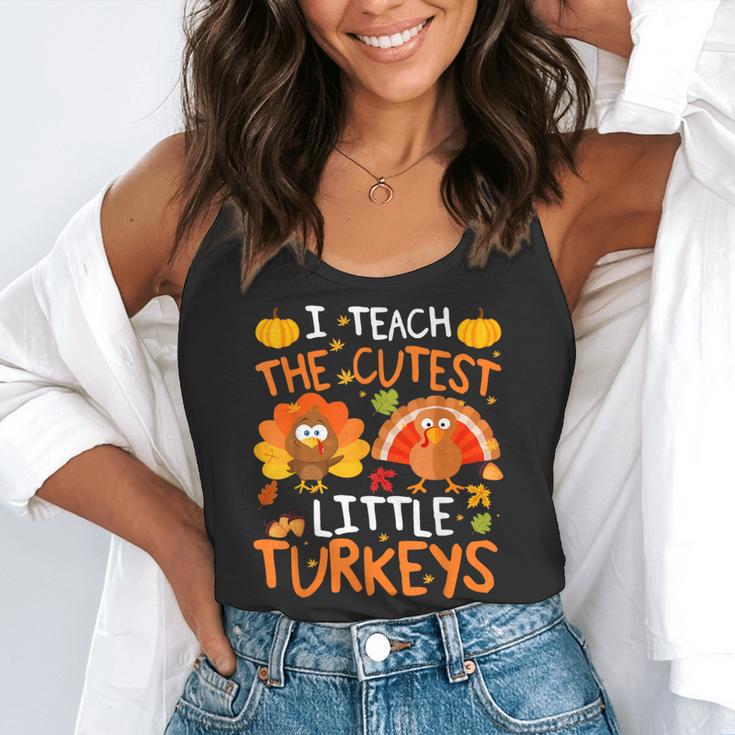 School Thankful I Teach The Cutest Little Turkeys Thanksgiving Teacher Flowy Tank, funny gift School Thankful I Teach The Cutest Little Turkeys Thanksgiving Teacher Flowy Tank, funny gift