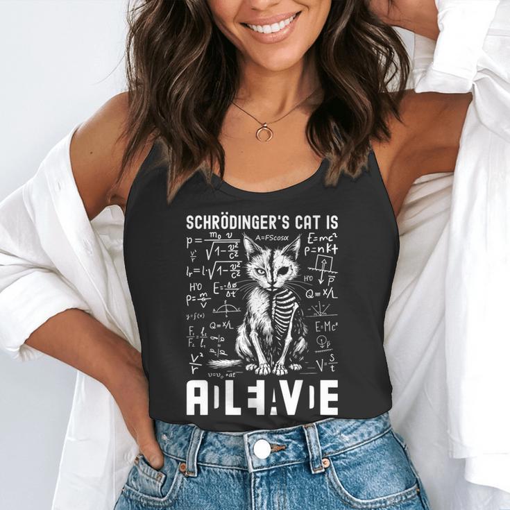 Schrodinger's Cat Dead And Alive Physics Teacher Flowy Tank, funny gift Schrodinger's Cat Dead And Alive Physics Teacher Flowy Tank, funny gift
