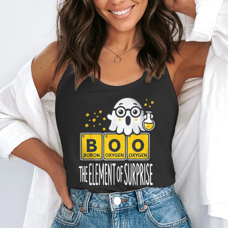 Science Teacher Halloween Elements Of Surprise Chemistry Flowy Tank, funny gift