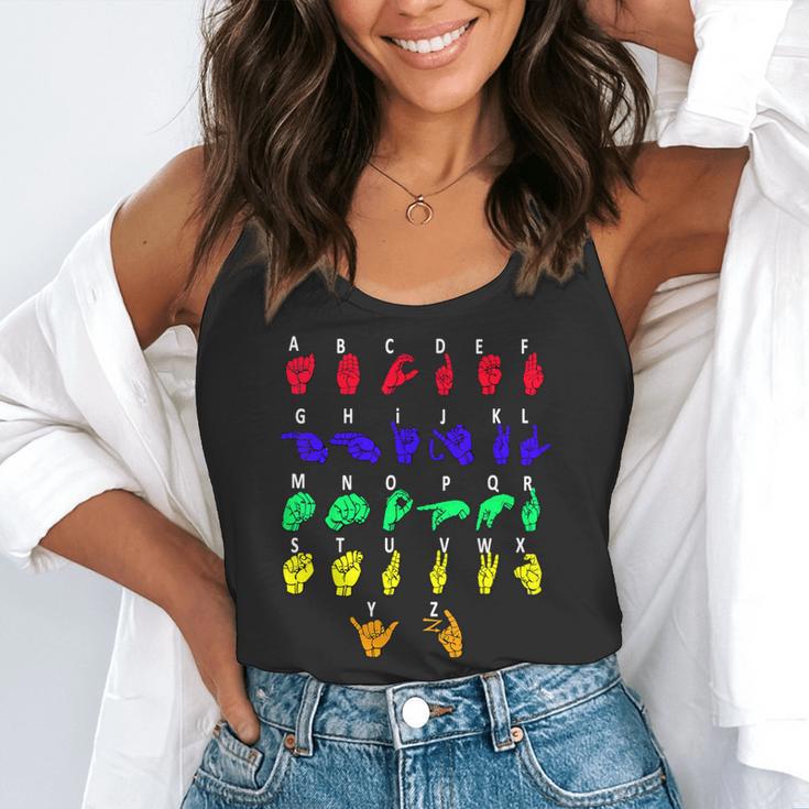 Sign Language Alphabet For ASL Interpreter Deaf Teacher Stud For Men Women Girls Kids Flowy Tank, funny gift Sign Language Alphabet For ASL Interpreter Deaf Teacher Stud For Men Women Girls Kids Flowy Tank, funny gift