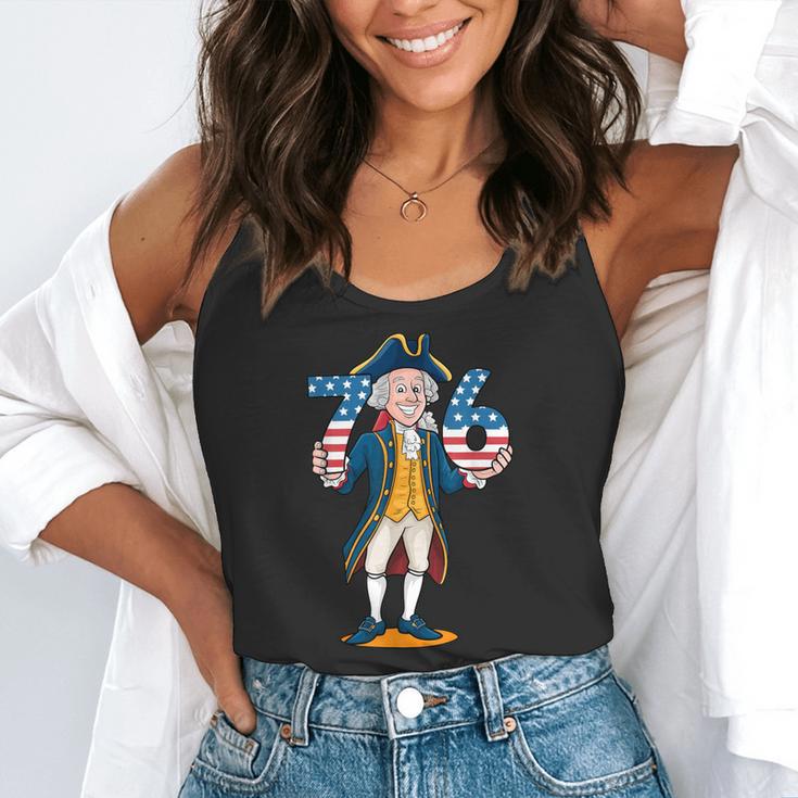 Six Seven 6 7 7 6 George Washington Teacher American Flowy Tank, funny gift Six Seven 6 7 7 6 George Washington Teacher American Flowy Tank, funny gift