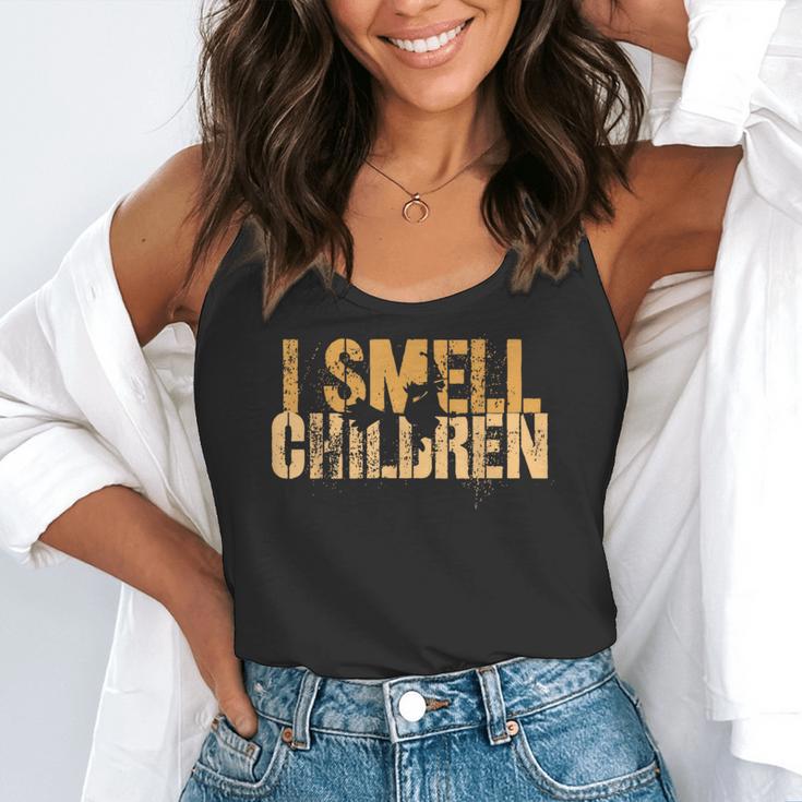 I SMELL CHILDREN Halloween Teacher Classroom I Teach Flowy Tank, funny gift I SMELL CHILDREN Halloween Teacher Classroom I Teach Flowy Tank, funny gift
