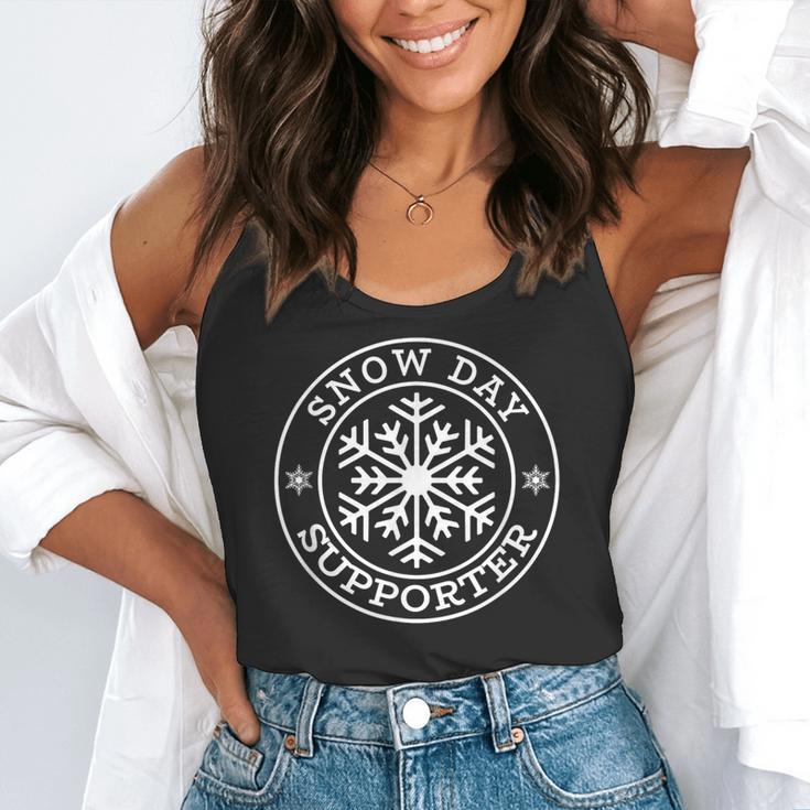 Snow Day Supporter Teacher Student Winter Snowflake Flowy Tank, funny gift Snow Day Supporter Teacher Student Winter Snowflake Flowy Tank, funny gift