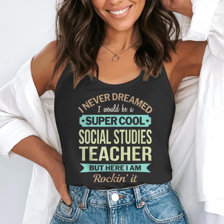 Social Studies Teacher Appreciation Men Women Flowy Tank, funny gift Social Studies Teacher Appreciation Men Women Flowy Tank, funny gift