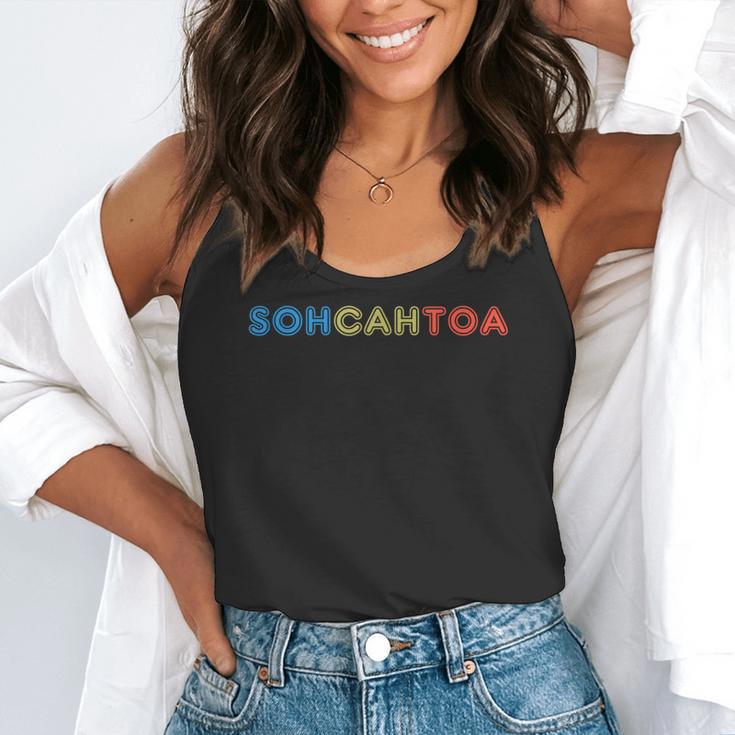 SOHCAHTOA Math For Teacher Student SOH CAH TOA Trig Flowy Tank, funny gift