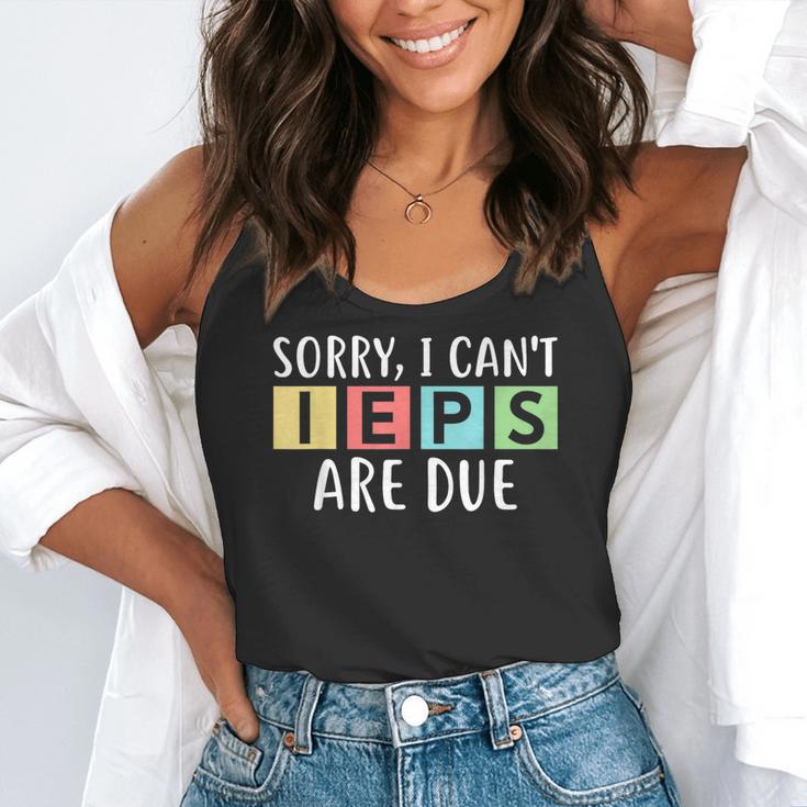 Special Education Teacher SPED Sorry I Can't IEPS Are Due Flowy Tank, funny gift Special Education Teacher SPED Sorry I Can't IEPS Are Due Flowy Tank, funny gift