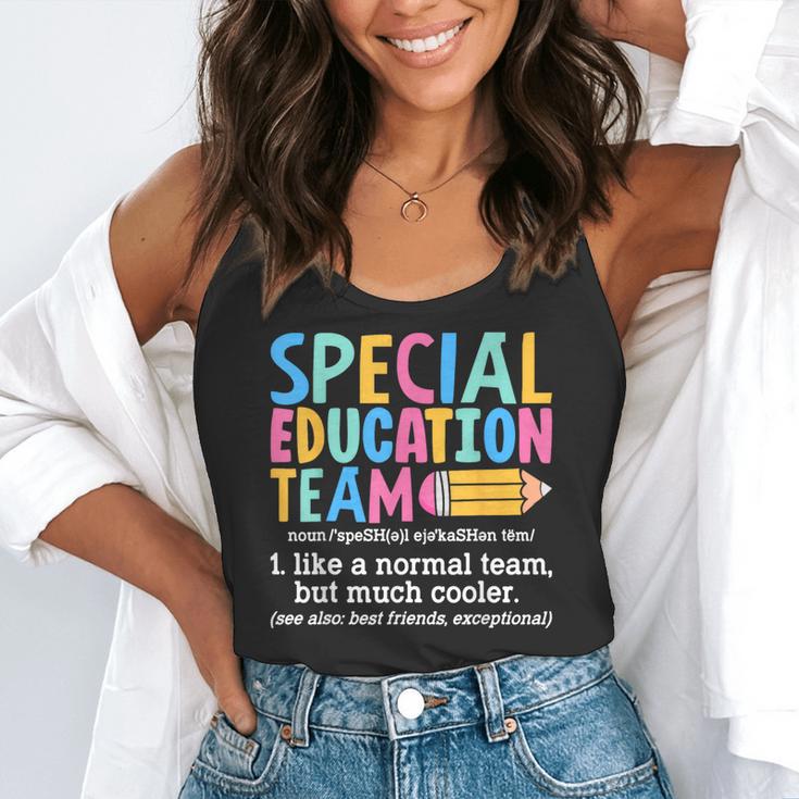 Special Education Team Definition Retro Ed Team Crew Teacher Flowy Tank, funny gift Special Education Team Definition Retro Ed Team Crew Teacher Flowy Tank, funny gift