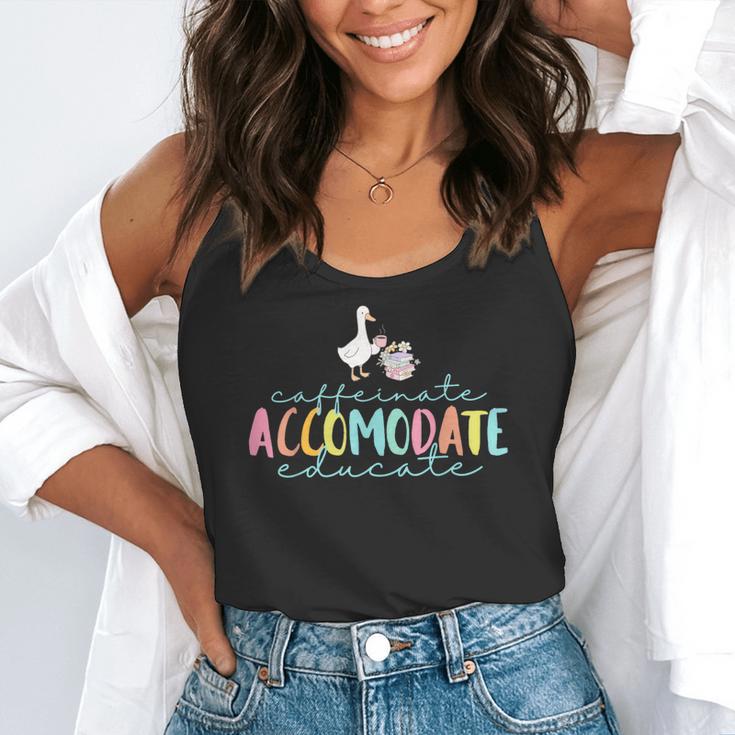 SPED Dream Team Teachers Special Education Silly Goose Flowy Tank, funny gift