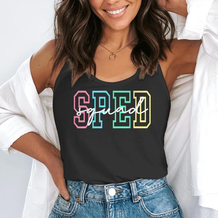 SPED Squad Team SPED Teacher Special Education Teacher Flowy Tank, funny gift SPED Squad Team SPED Teacher Special Education Teacher Flowy Tank, funny gift
