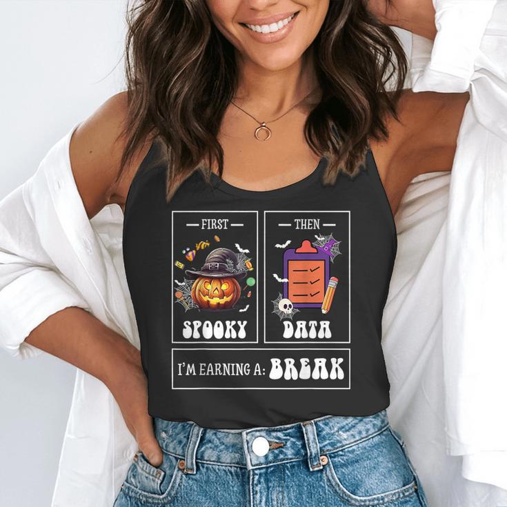 Sped Teacher Halloween First Spooky Then Data Sped Ed Team Flowy Tank, funny gift Sped Teacher Halloween First Spooky Then Data Sped Ed Team Flowy Tank, funny gift