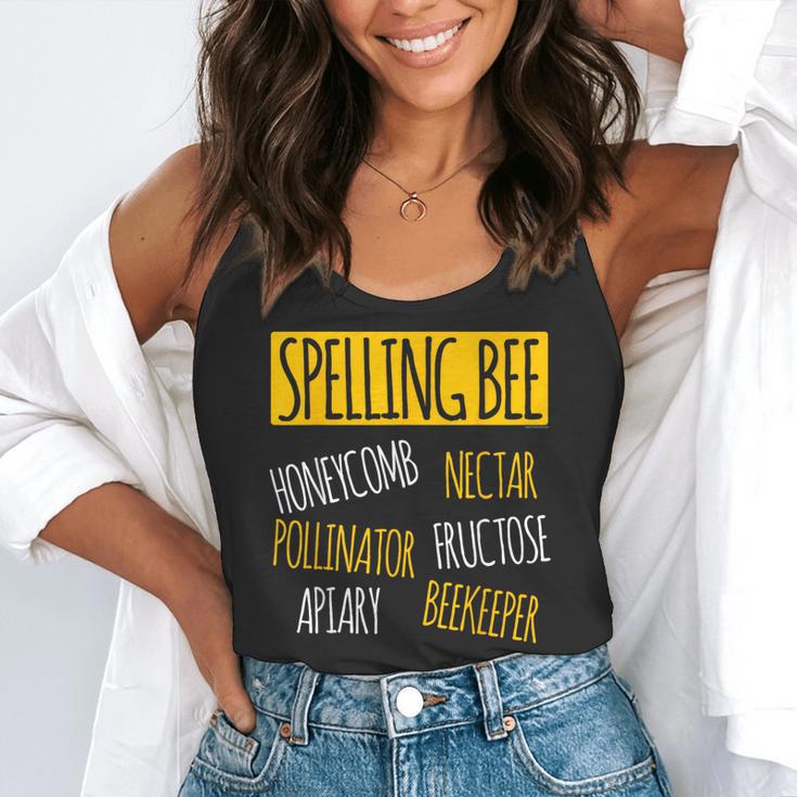 Spelling Bee Halloween Pun Costume Beekeeper Teacher Flowy Tank, funny gift